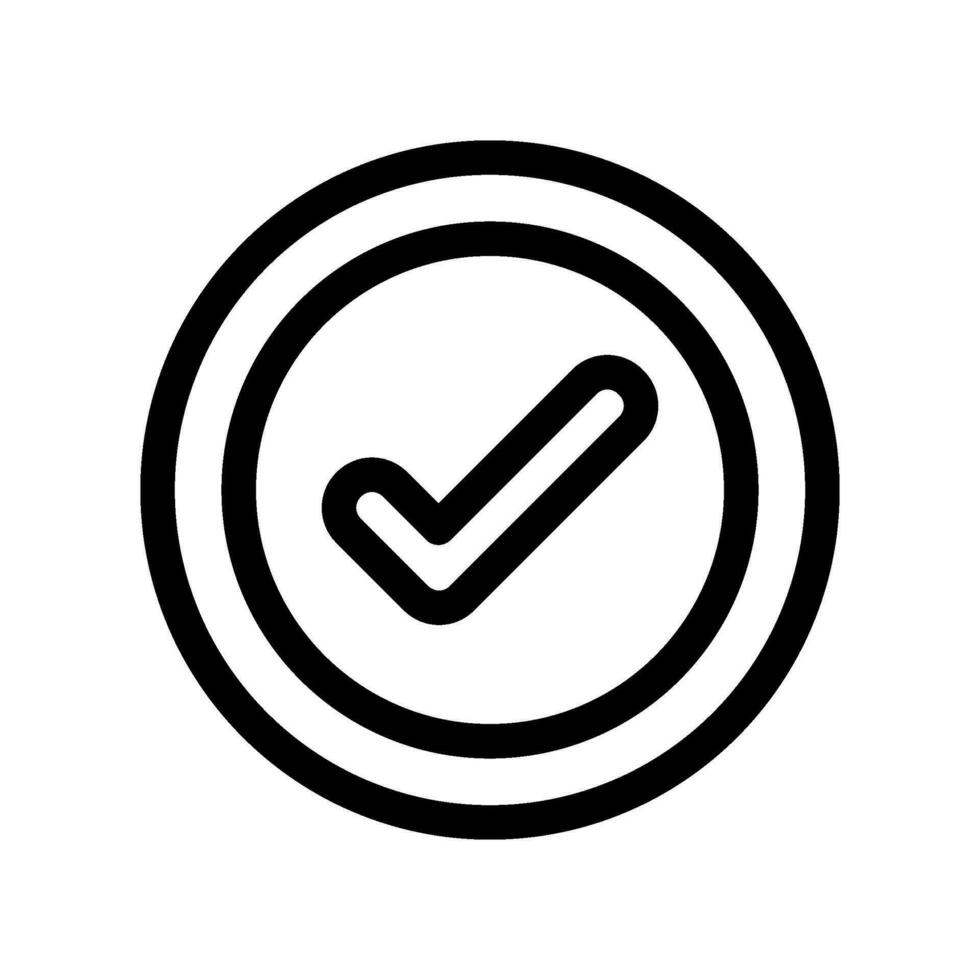 Check Icon Vector Symbol Design Illustration