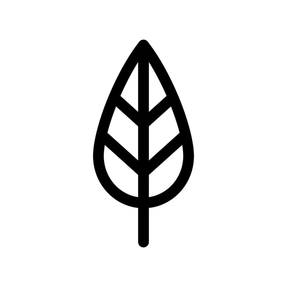 Leaf Icon Vector Symbol Design Illustration