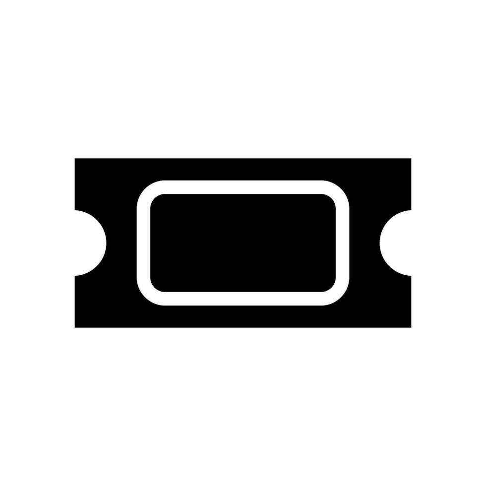 Ticket Icon Vector Symbol Design Illustration