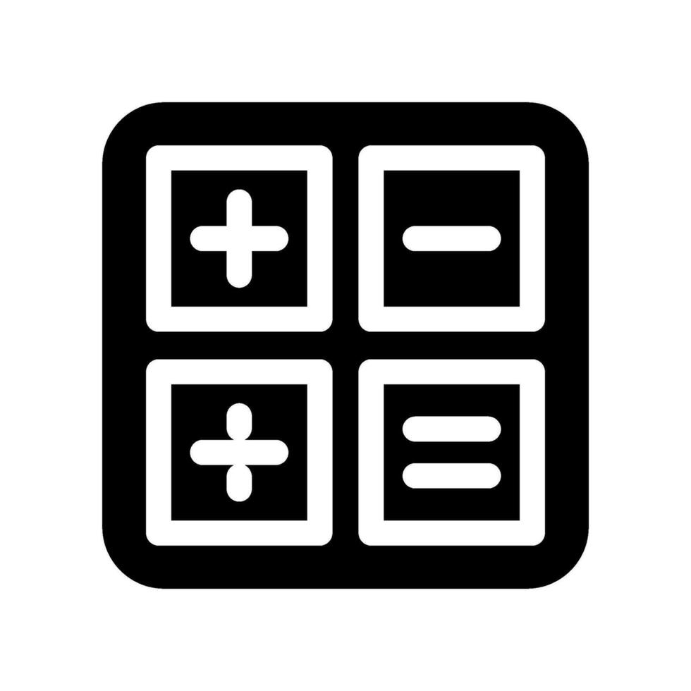Calculator Icon Vector Symbol Design Illustration