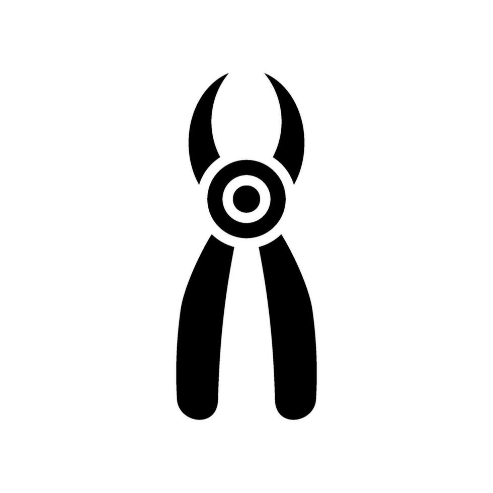 alicate icono vector símbolo diseño ilustración