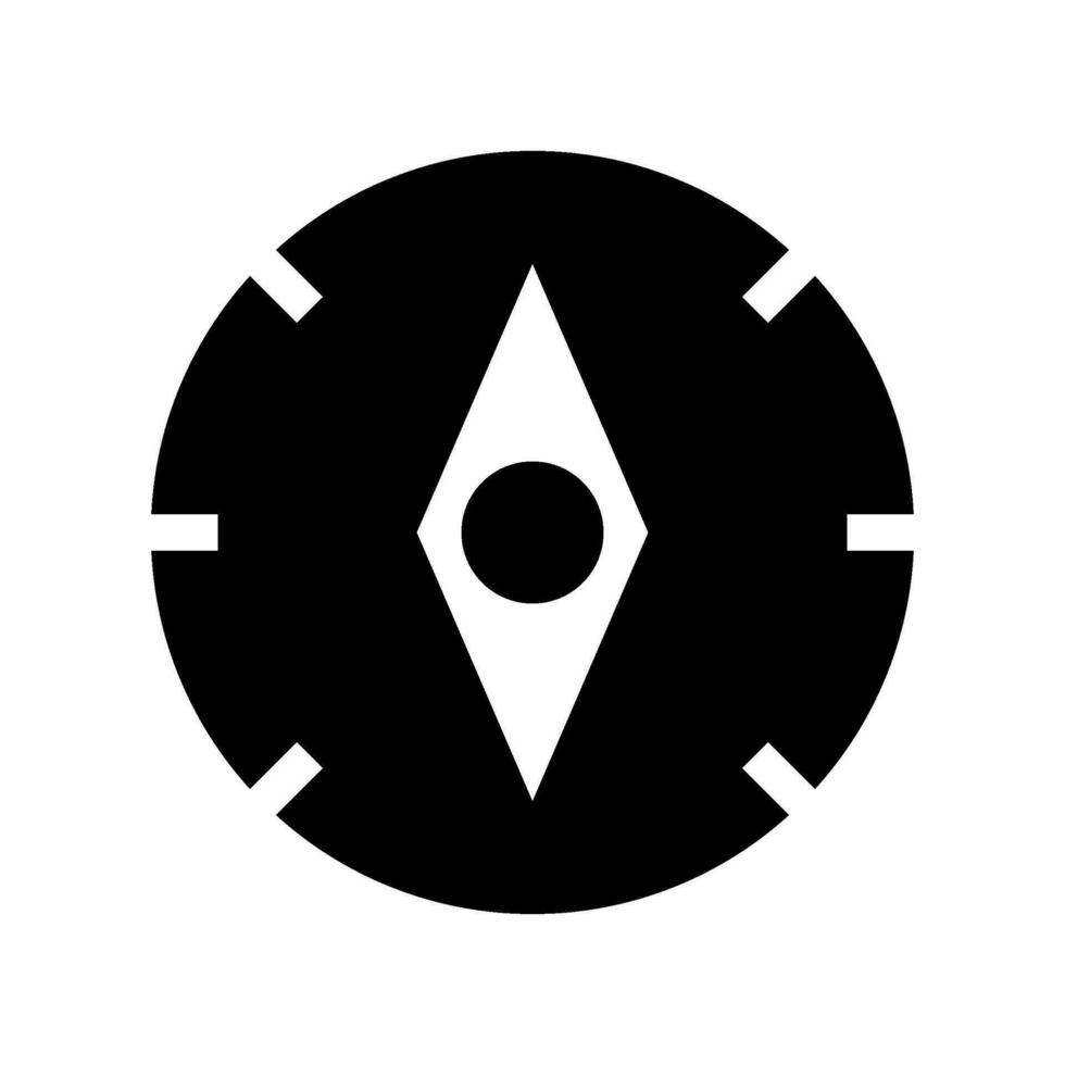 Compass Icon Vector Symbol Design Illustration