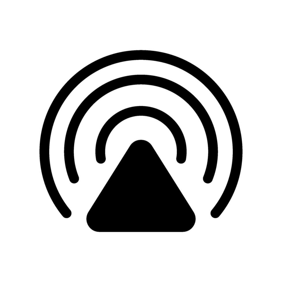 Broadcast Icon Vector Symbol Design Illustration