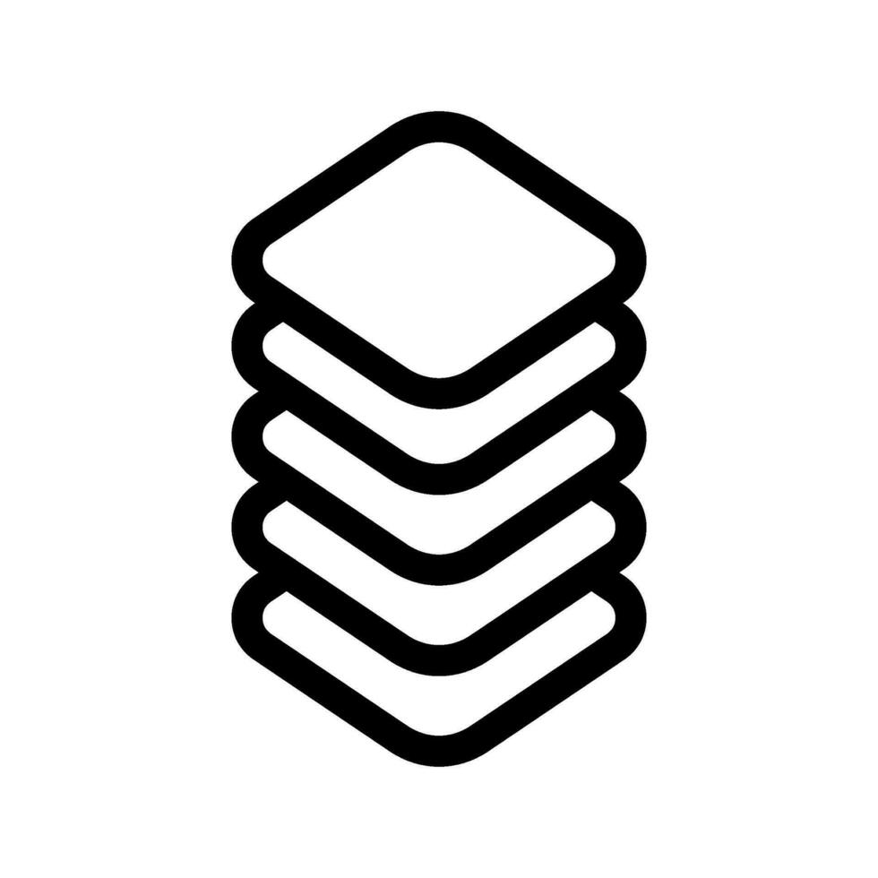 Layers Icon Vector Symbol Design Illustration