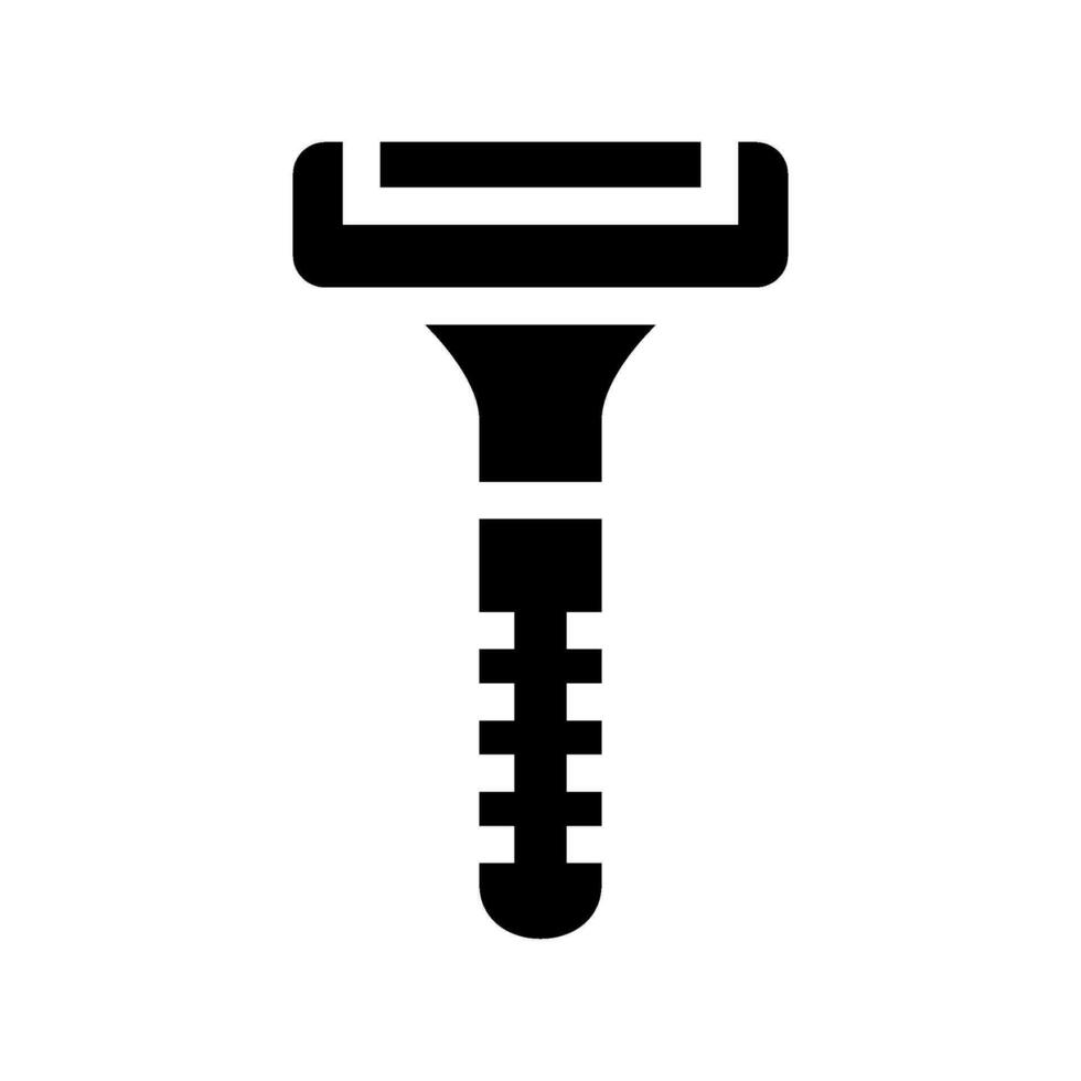 maquinilla de afeitar icono vector símbolo diseño ilustración