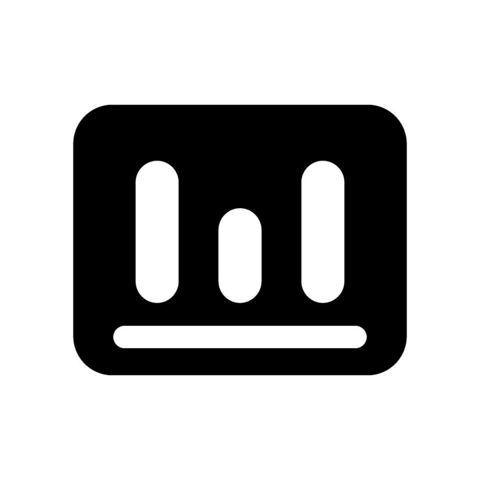 Statistic Icon Vector Symbol Design Illustration