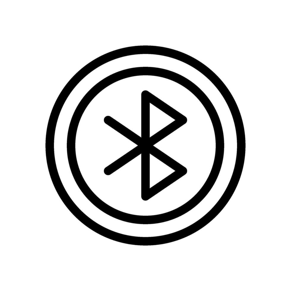 Bluetooth Icon Vector Symbol Design Illustration