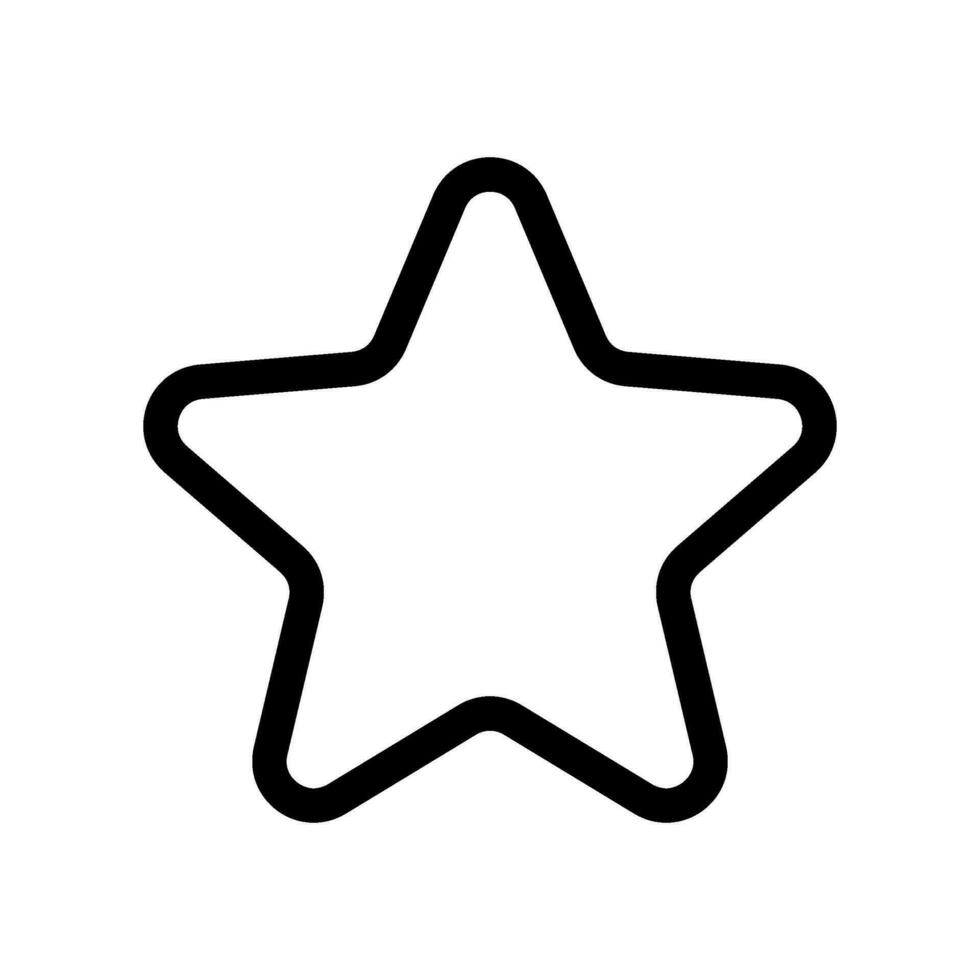 Star Icon Vector Symbol Design Illustration