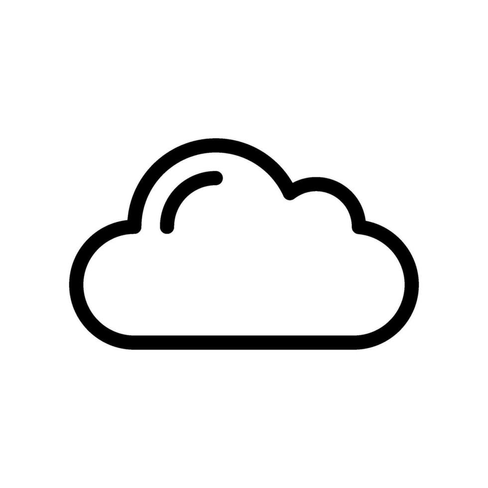 Cloud Icon Vector Symbol Design Illustration