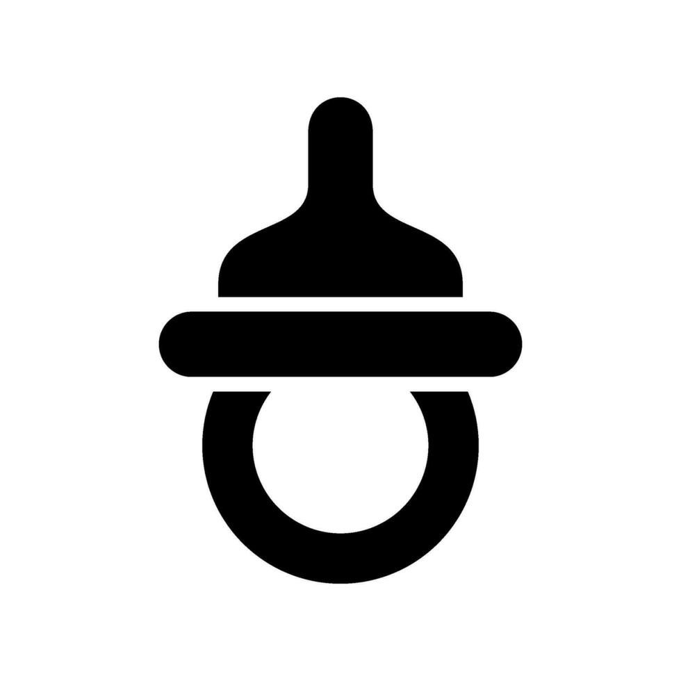 bebé botella icono vector símbolo diseño ilustración
