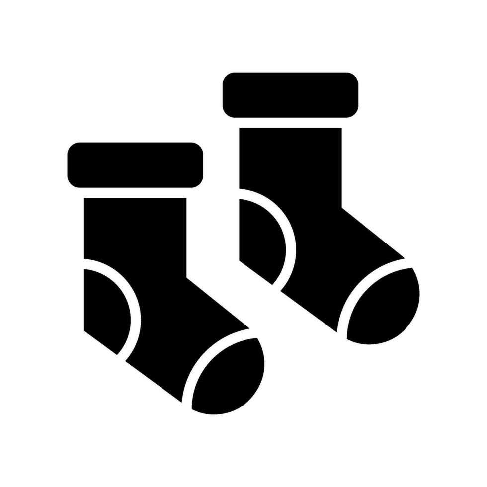 Socks Icon Vector Symbol Design Illustration