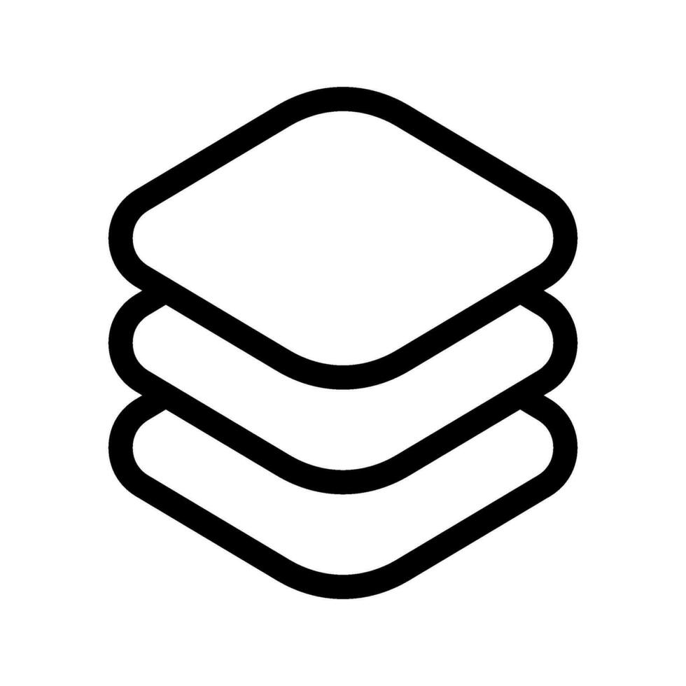 Layers Icon Vector Symbol Design Illustration