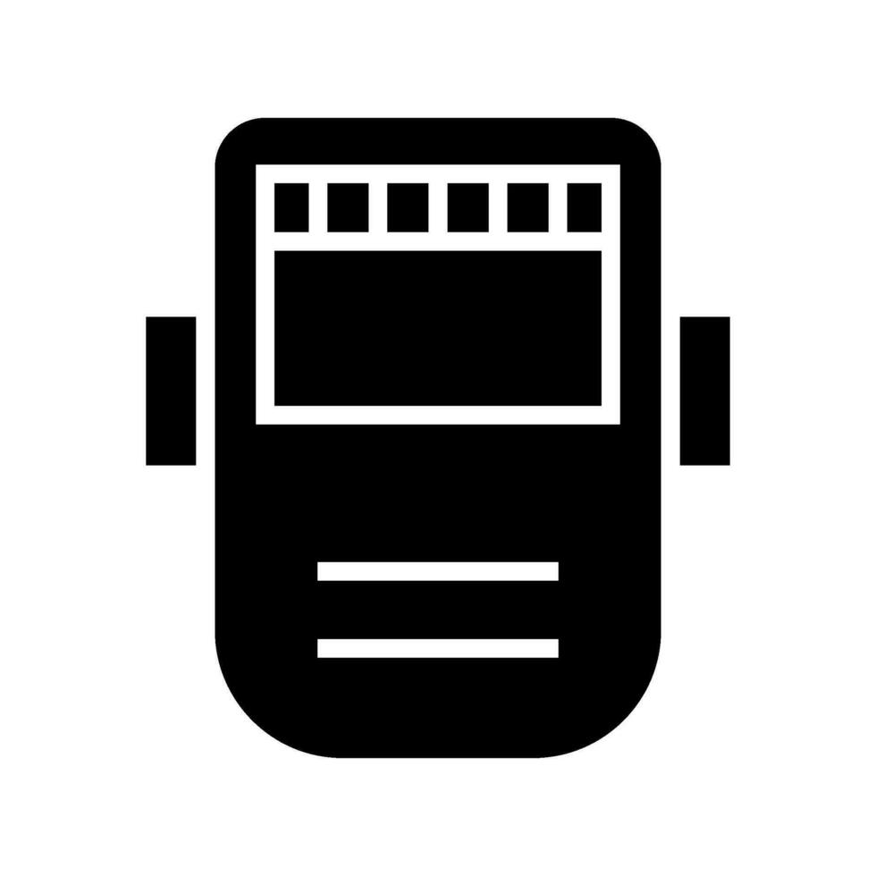 Welding Helmet Icon Vector Symbol Design Illustration