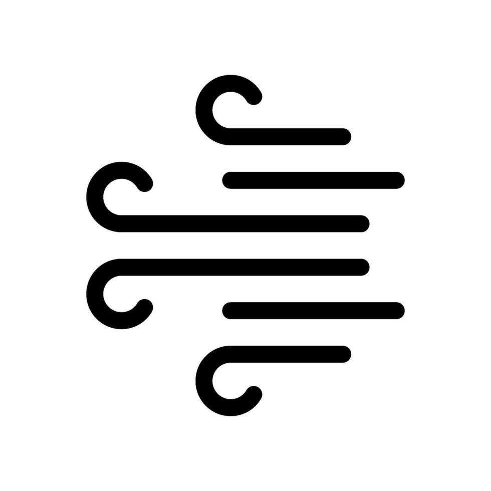 Wind Icon Vector Symbol Design Illustration