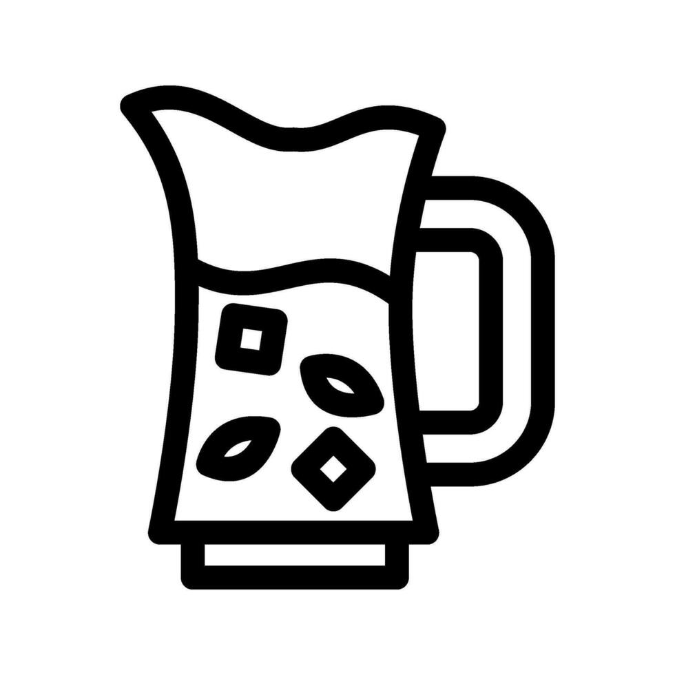 Punch Juice Icon Vector Symbol Design Illustration