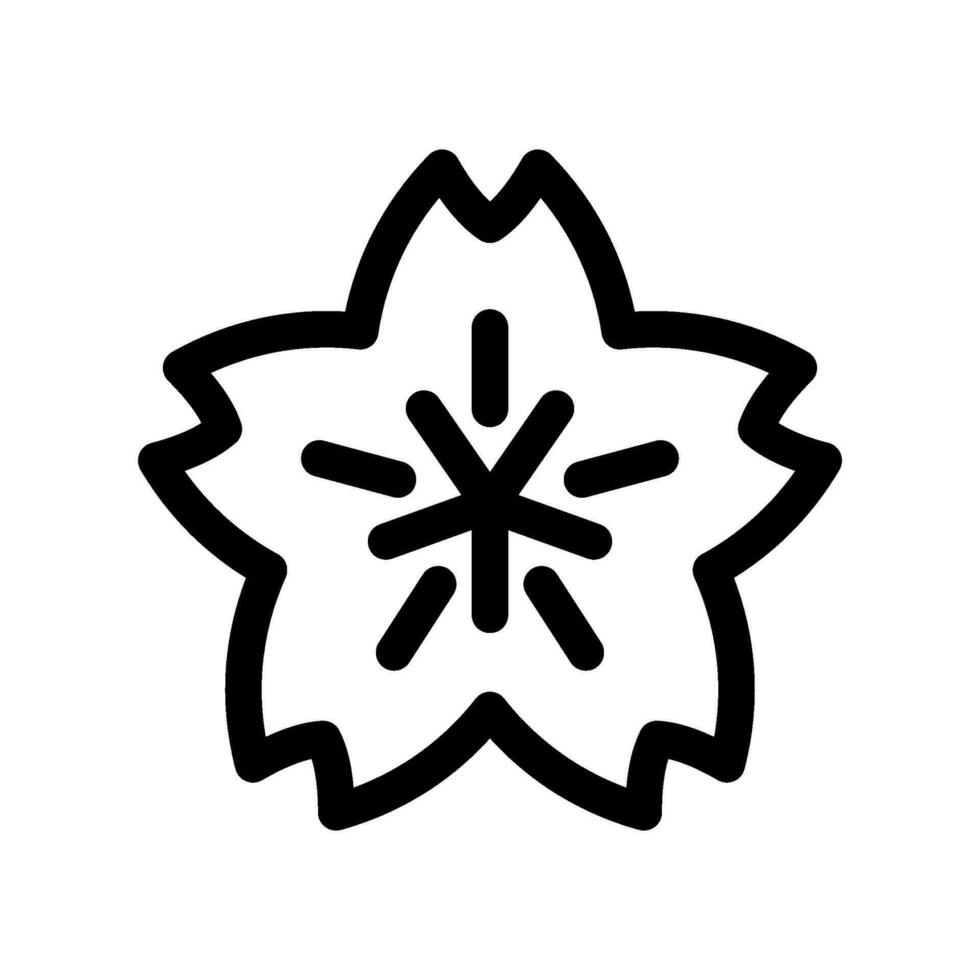 Sakura Icon Vector Symbol Design Illustration