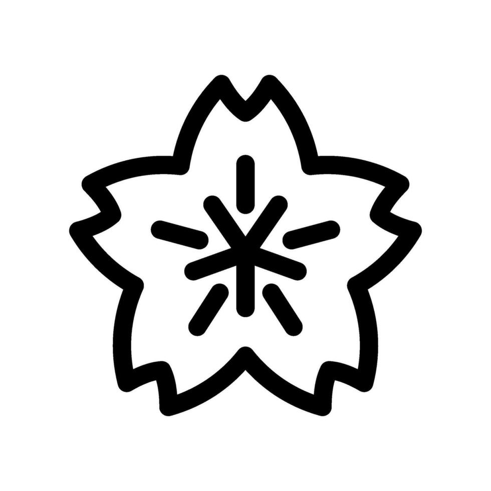 Sakura Icon Vector Symbol Design Illustration