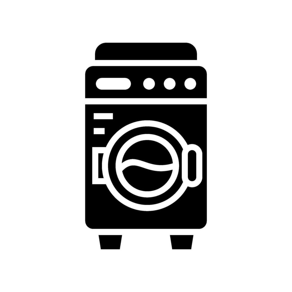 Washing Machine Icon Vector Symbol Design Illustration