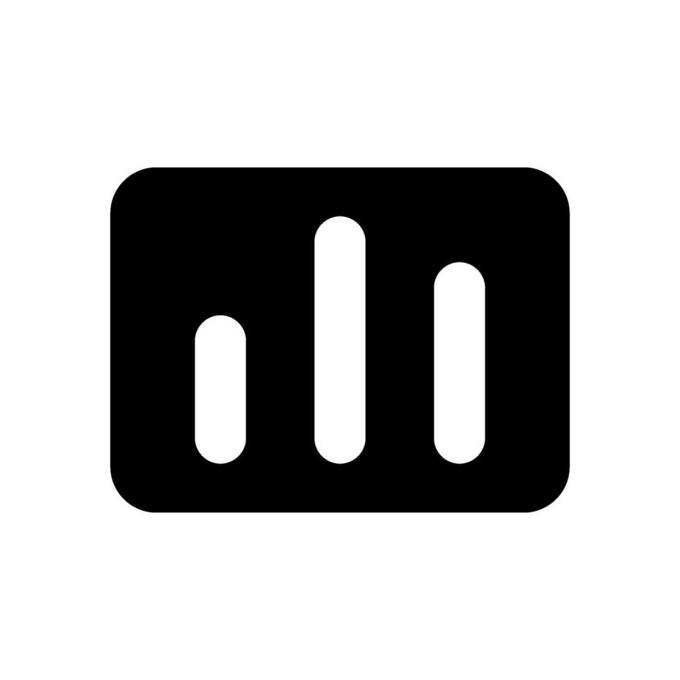 Chart Icon Vector Symbol Design Illustration