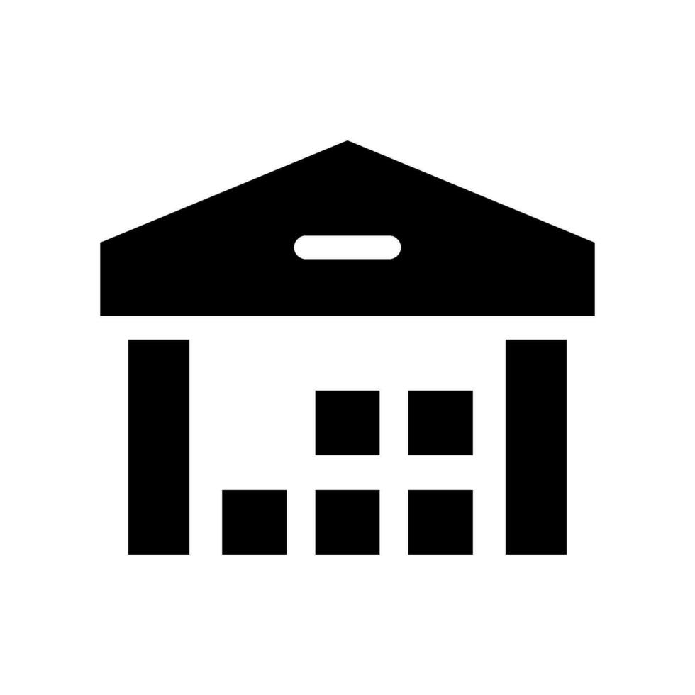 Warehouse Icon Vector Symbol Design Illustration
