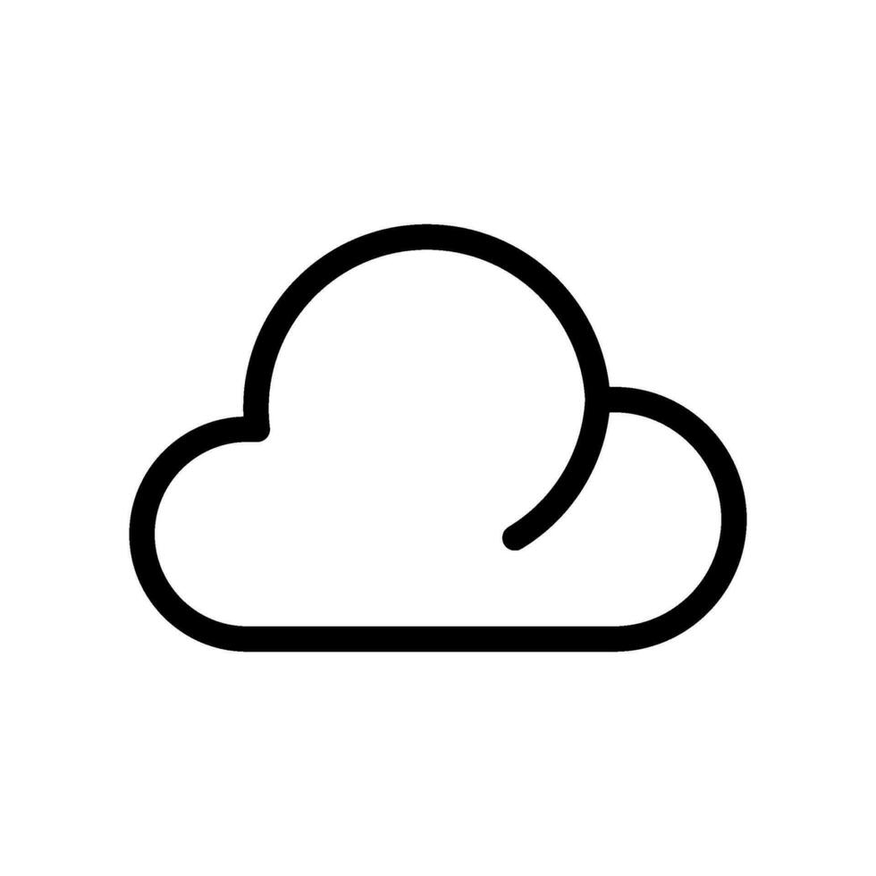 Cloud Icon Vector Symbol Design Illustration