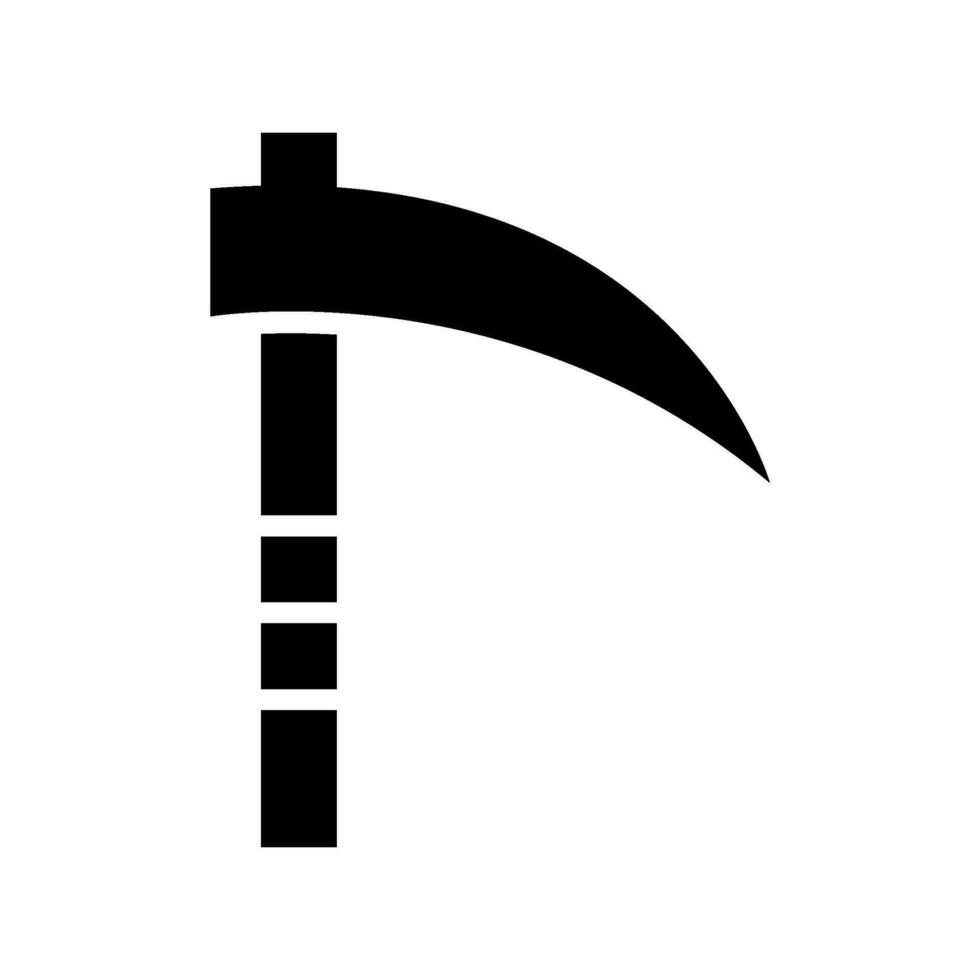 guadaña icono vector símbolo diseño ilustración