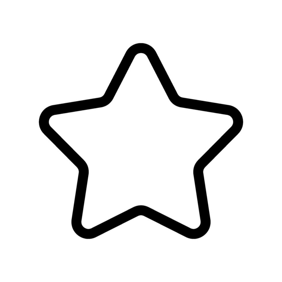 Star Icon Vector Symbol Design Illustration