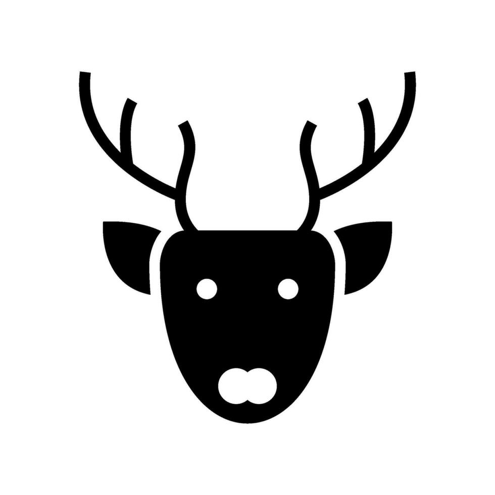 Deer Icon Vector Symbol Design Illustration