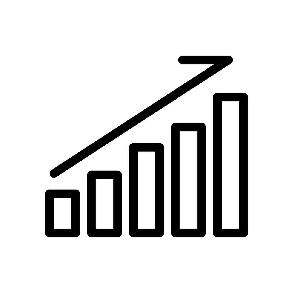 Chart Icon Vector Symbol Design Illustration