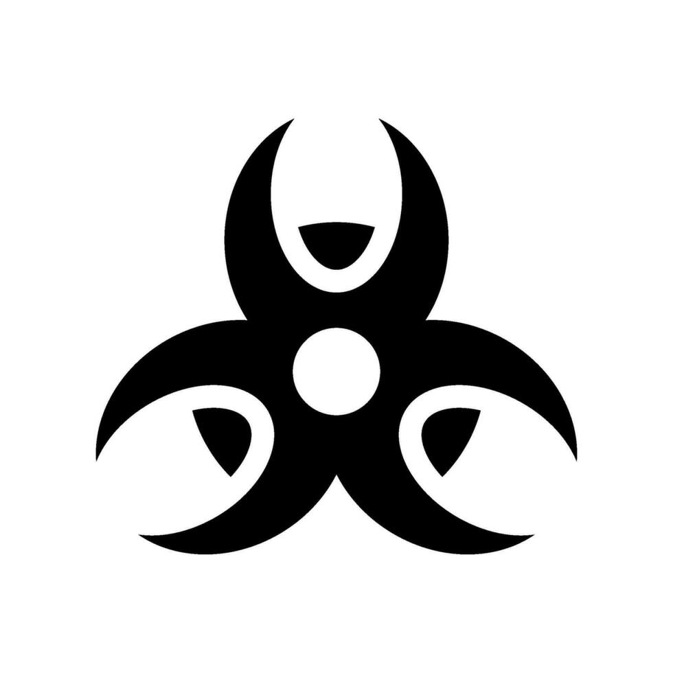Biohazard Icon Vector Symbol Design Illustration