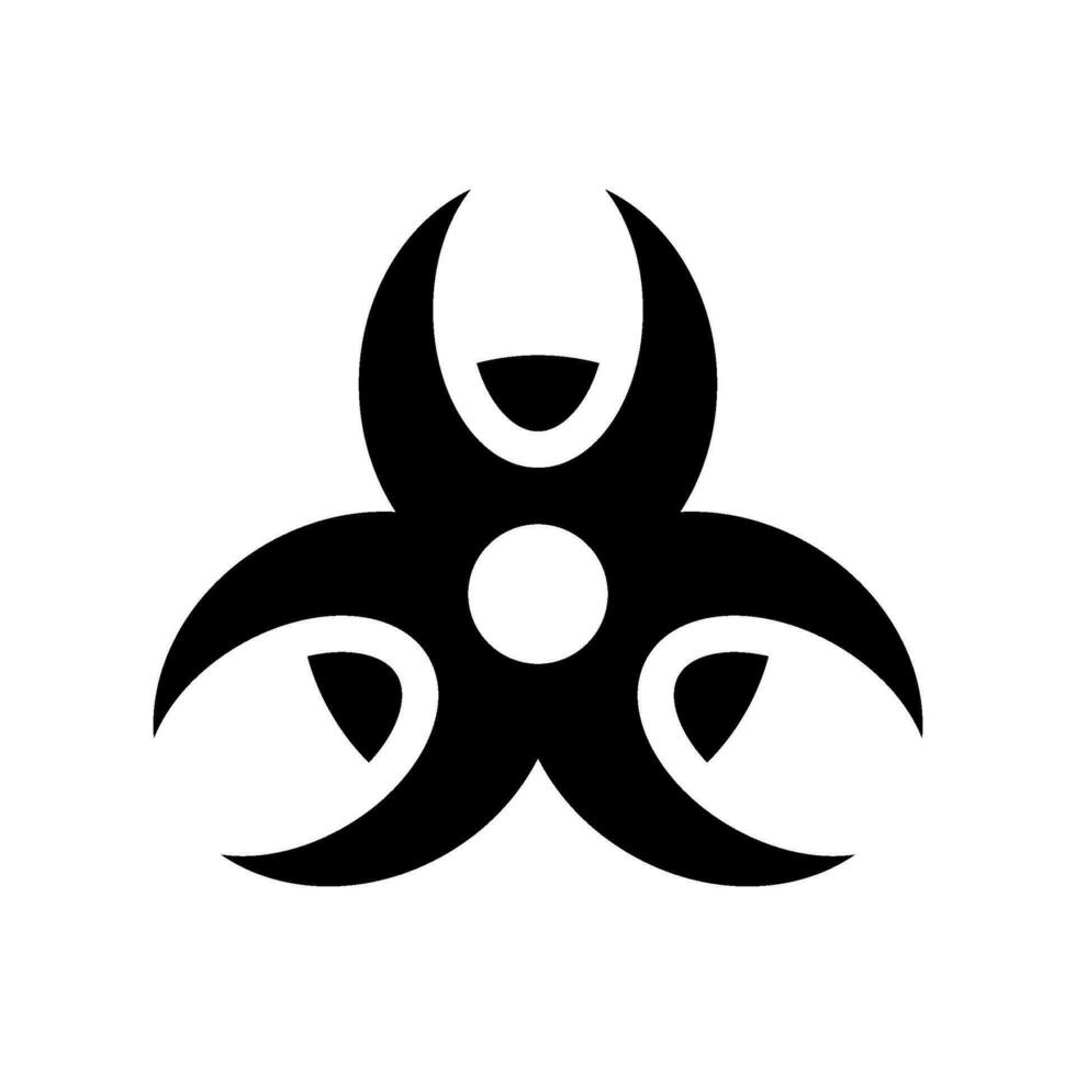 Biohazard Icon Vector Symbol Design Illustration