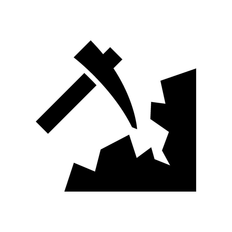 Digging Icon Vector Symbol Design Illustration