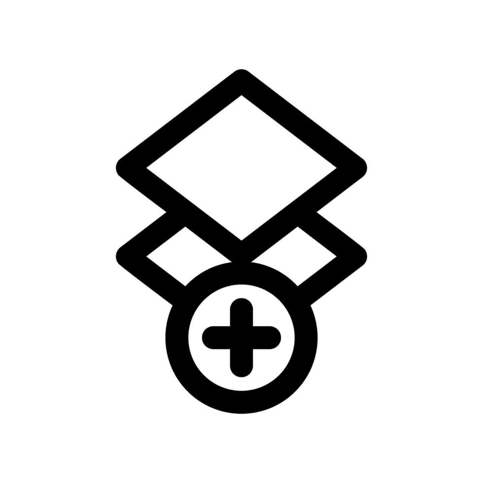 Add Layer Icon Vector Symbol Design Illustration