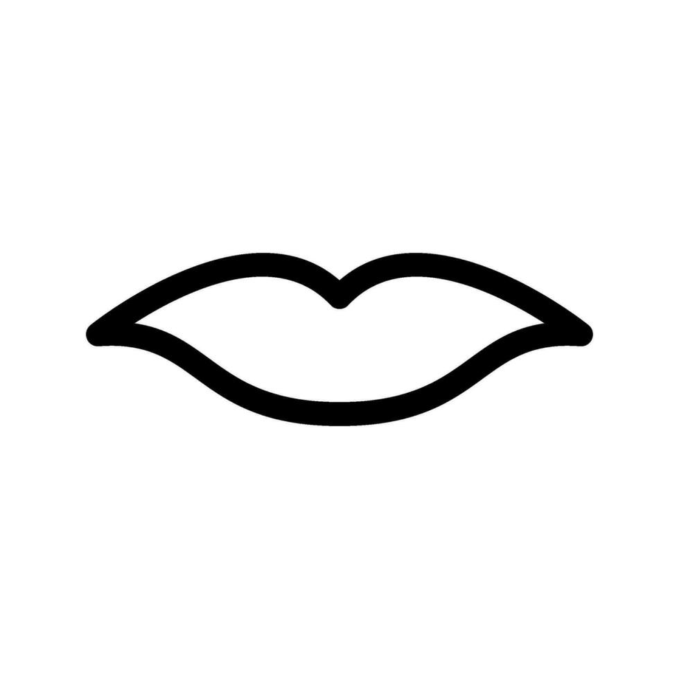 Lips Icon Vector Symbol Design Illustration