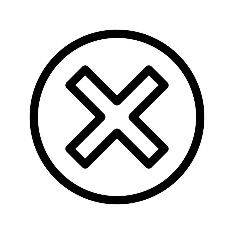 Fail Icon Vector Symbol Design Illustration