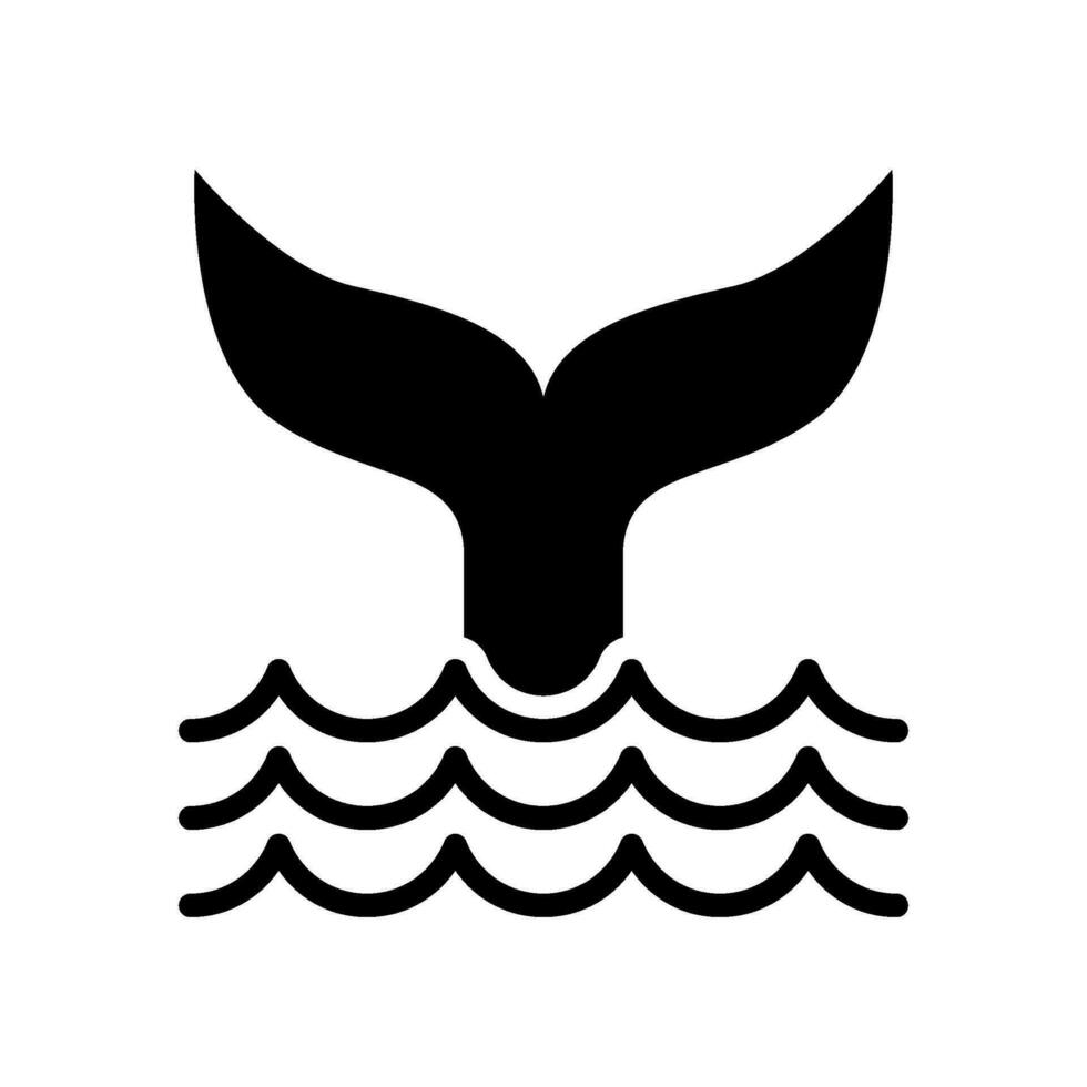 Whale Icon Vector Symbol Design Illustration