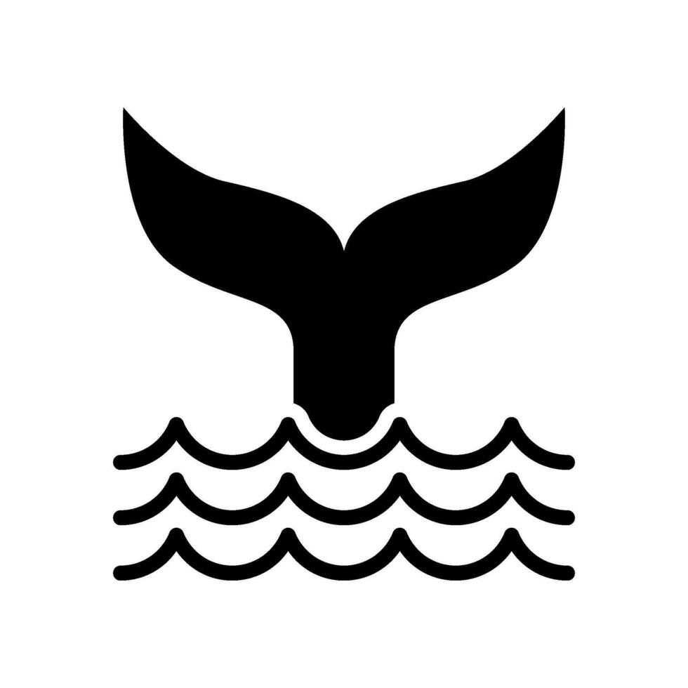 Whale Icon Vector Symbol Design Illustration