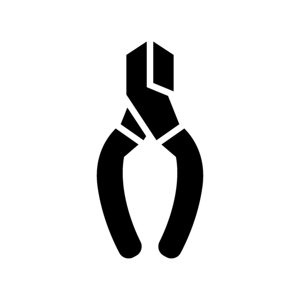 Pliers Icon Vector Symbol Design Illustration