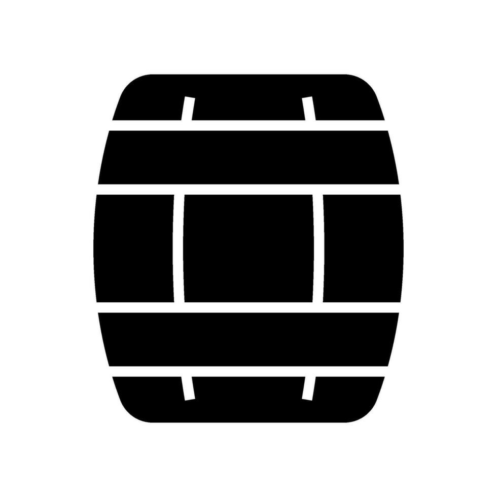 barril icono vector símbolo diseño ilustración