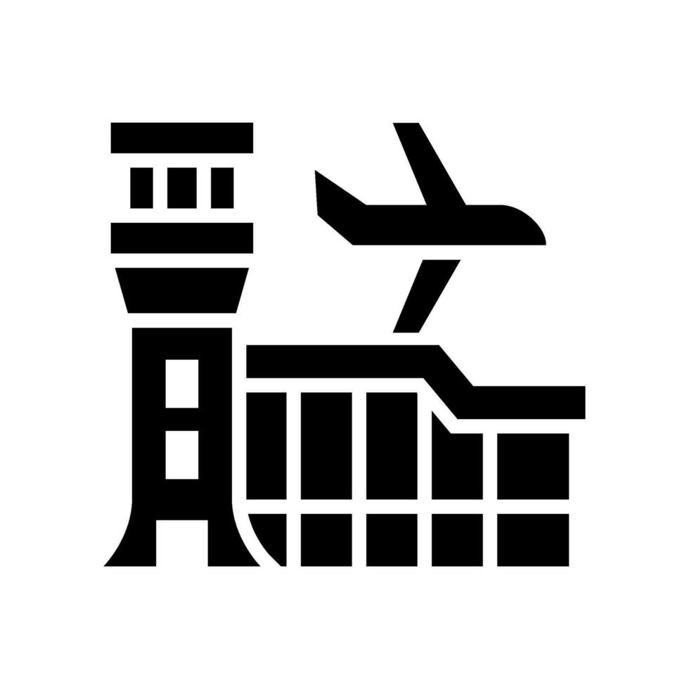 aeropuerto icono vector símbolo diseño ilustración