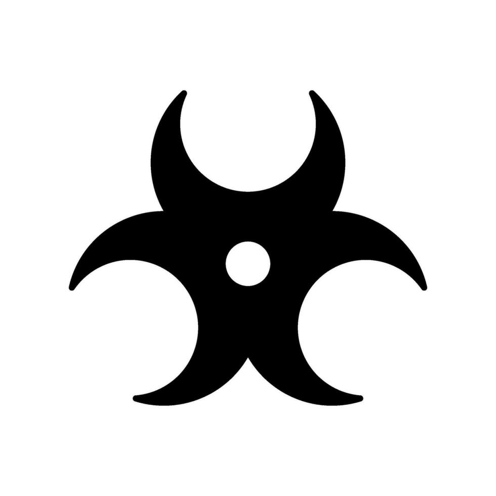 Biohazard Icon Vector Symbol Design Illustration