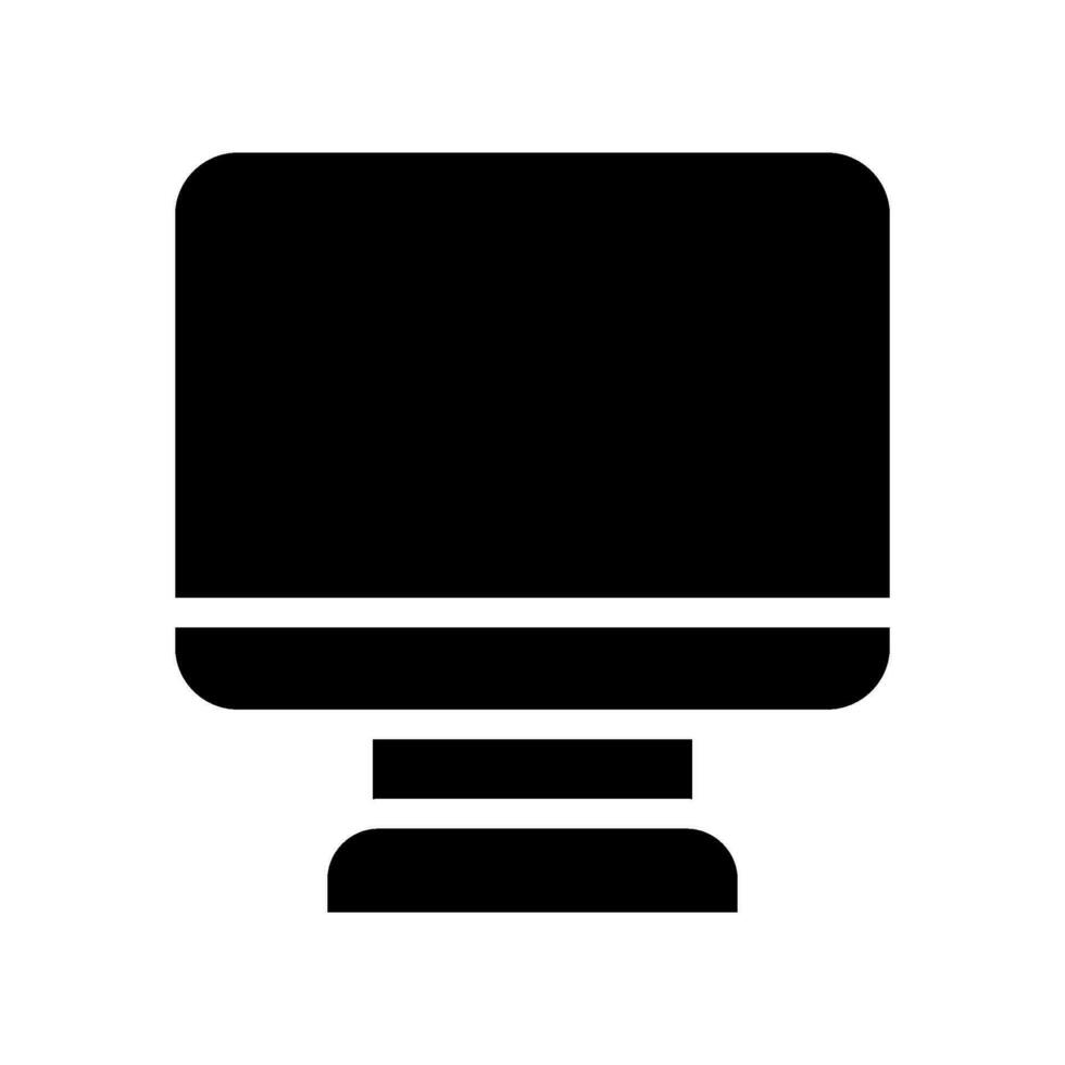 Lcd Icon Vector Symbol Design Illustration
