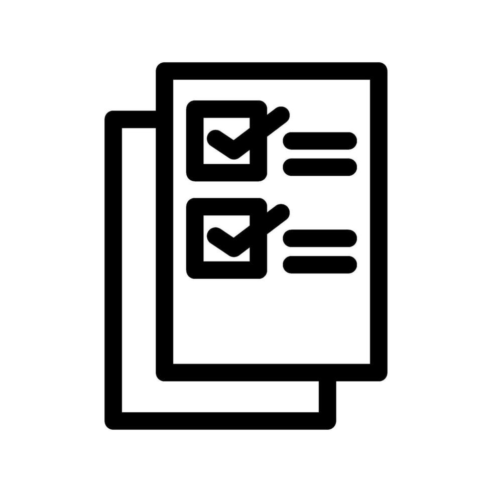 List Icon Vector Symbol Design Illustration