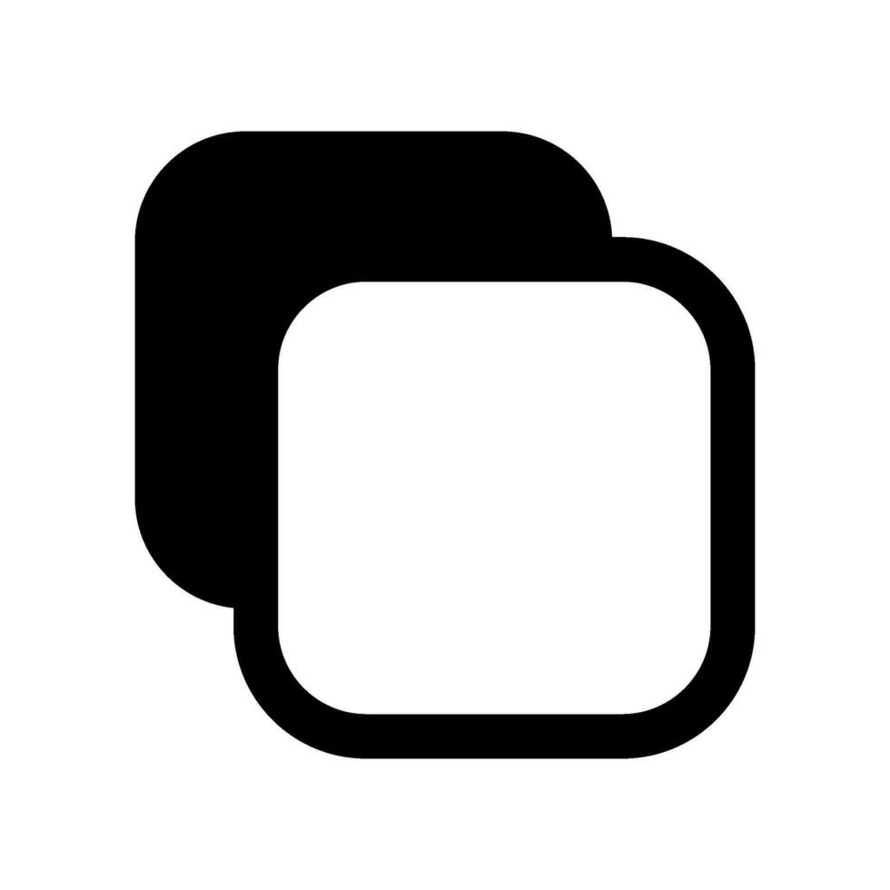 Copiar icono vector símbolo diseño ilustración