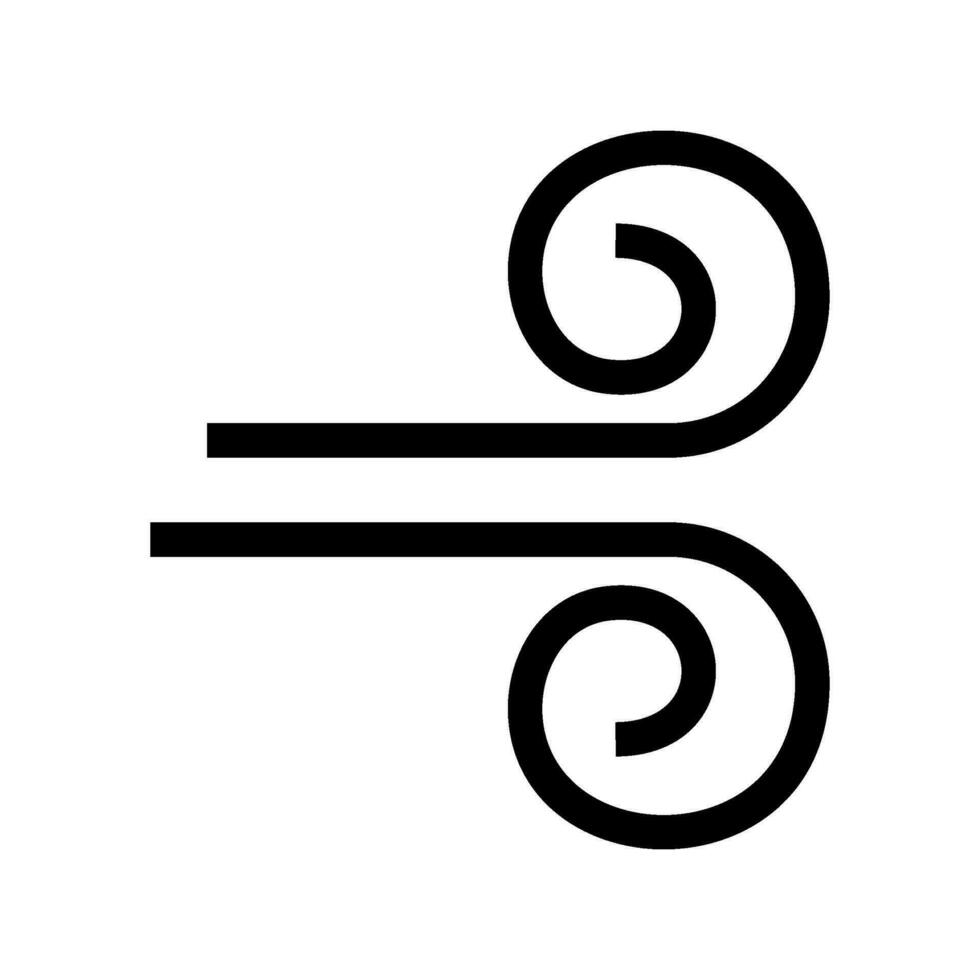 Wind Icon Vector Symbol Design Illustration