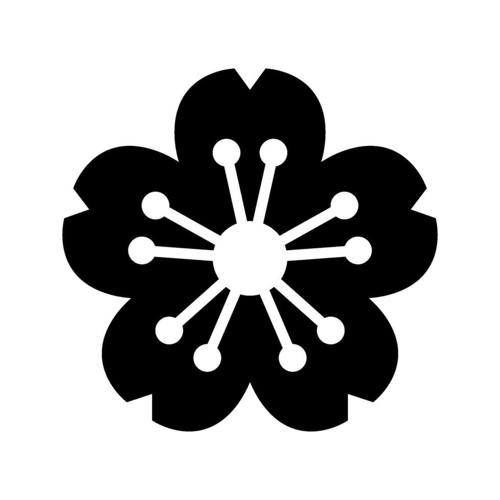 Sakura Icon Vector Symbol Design Illustration