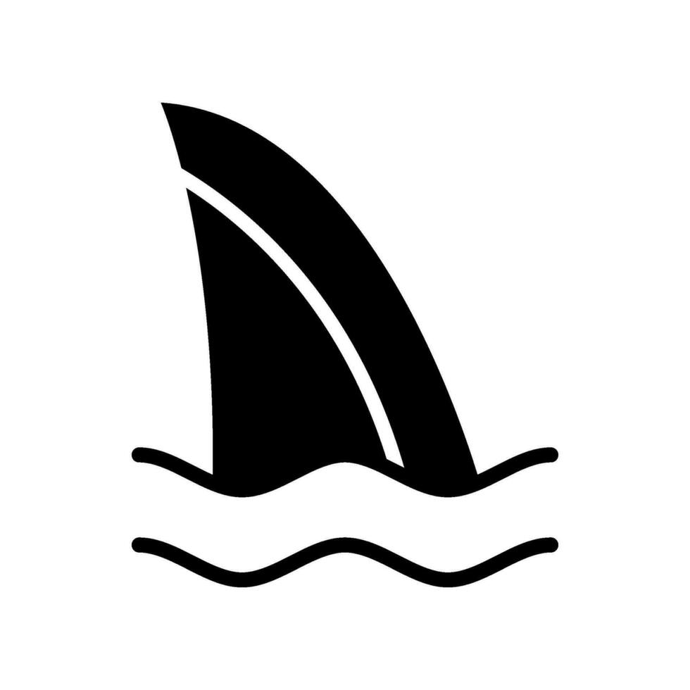 Shark Icon Vector Symbol Design Illustration