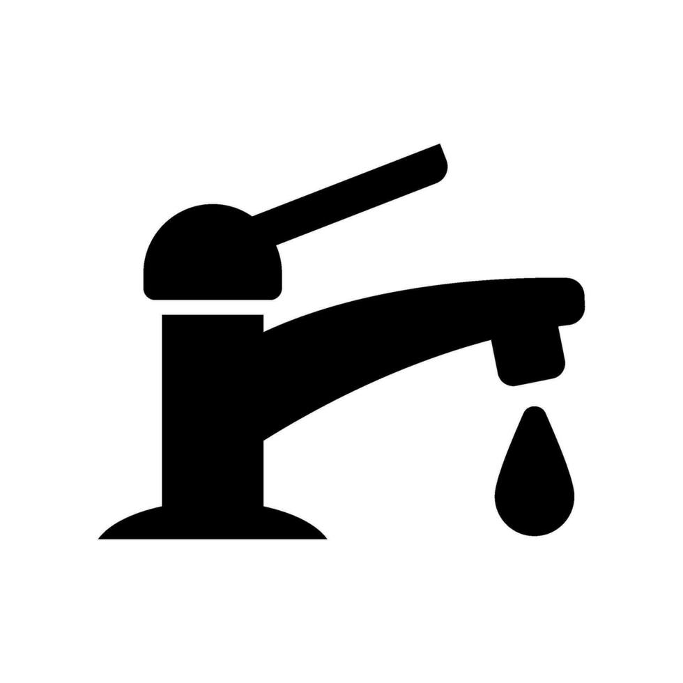 Water Faucet Icon Vector Symbol Design Illustration