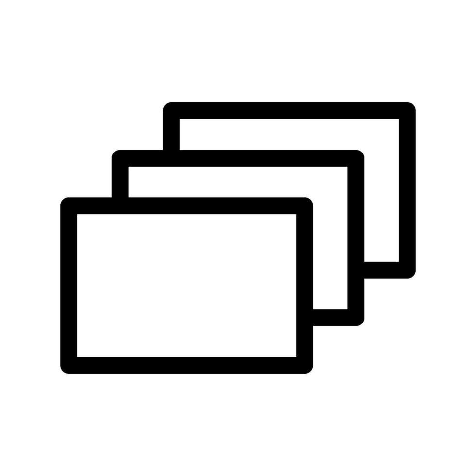Layers Icon Vector Symbol Design Illustration