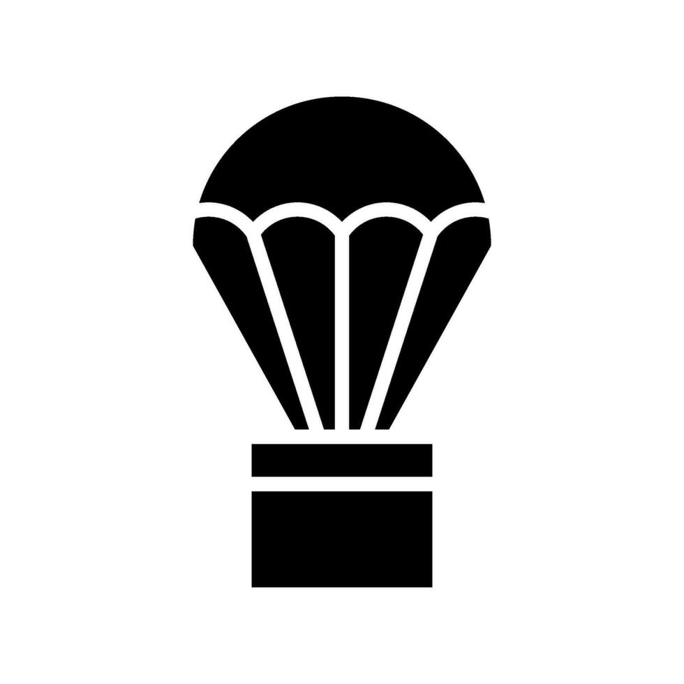Parachute Icon Vector Symbol Design Illustration
